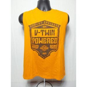 Harley-Davidson Medium Orange Bluegrass Louisville Kentucky Tanktop #M143